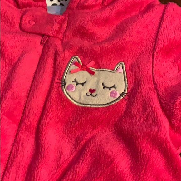 12 Months Girl Pink Coverall - Picture 2 of 8